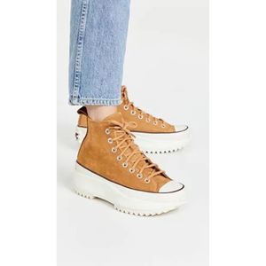 New Converse Run Star Hike Hi trainers in wheat nubuck Size Us 10.5